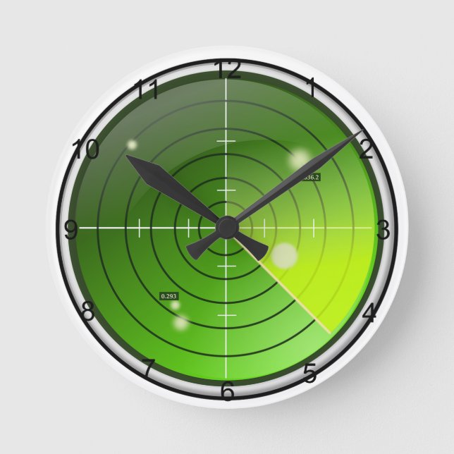 Horloge Ronde Radar (Recto)