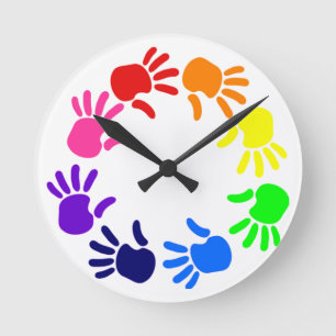 Horloge Ronde Rainbow