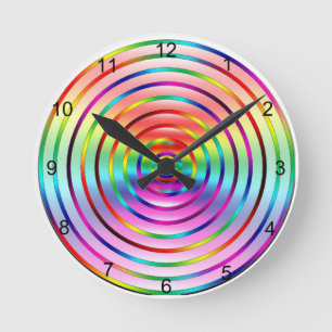 Horloge Ronde Rainbow