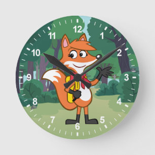 Horloge Ronde Ranger Rick   Scarlett Fox Waving