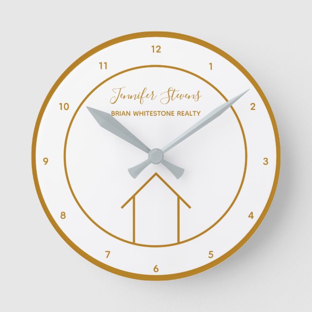 Horloge Ronde Real Estate Chic (Recto)