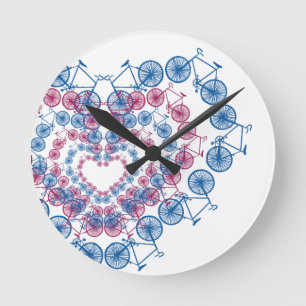 Horloge Ronde Recyclage d'amour du cru I