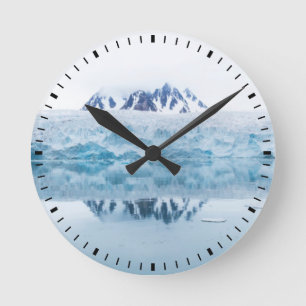 Horloge Ronde Réflexions des glaciers, Norvège