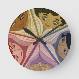 Horloge Ronde Regardez l'horloge de livres