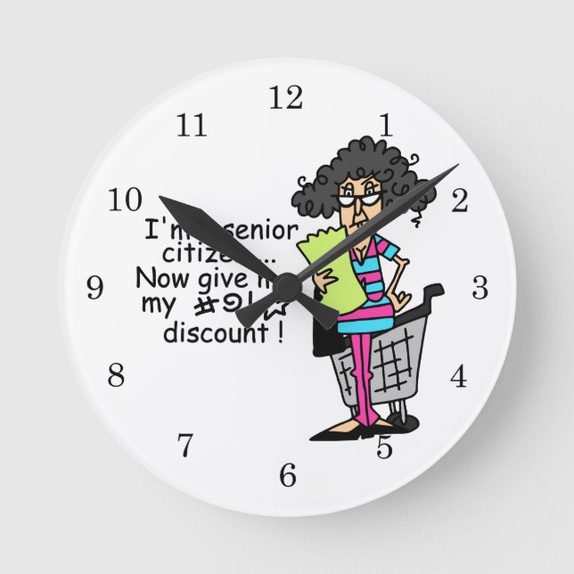 Horloge Ronde Remise aux seniors (Recto)