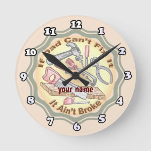 Horloge Ronde Réparer papa