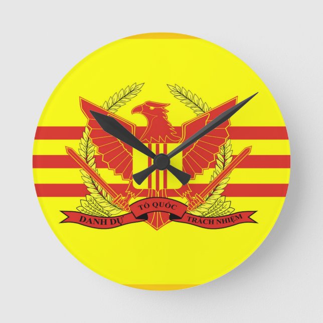 Horloge Ronde Republic of South Vietnam Military Forces Flag (Recto)
