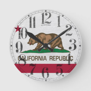 Horloge Ronde République de Californie