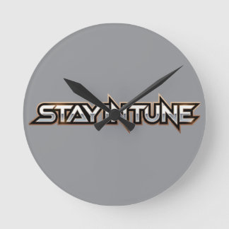 Horloge Ronde Rester en phase - texte