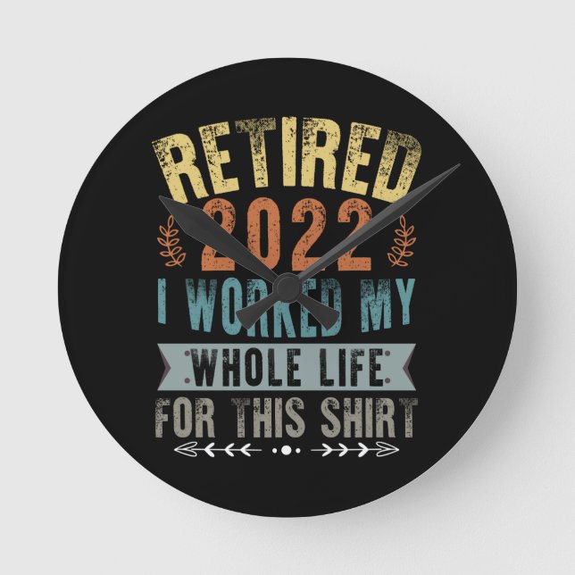 Horloge Ronde Retired 2022 (Recto)