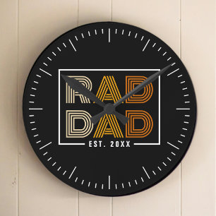 Horloge Ronde Retro Rad Papa