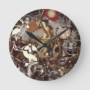 Horloge Ronde Révolution Bitcoin