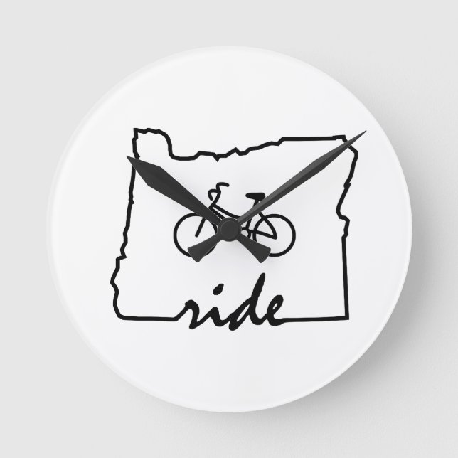 Horloge Ronde Ride Oregon (Cyclisme) (Recto)