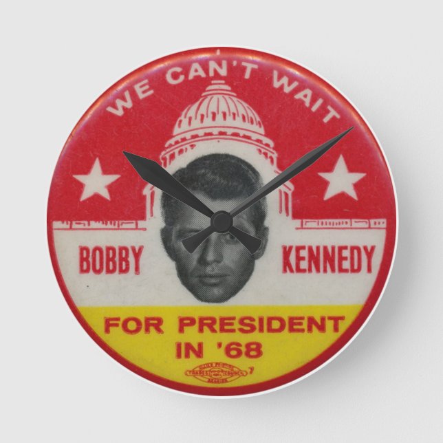Horloge Ronde Robert Kennedy pour l'horloge murale de président (Recto)