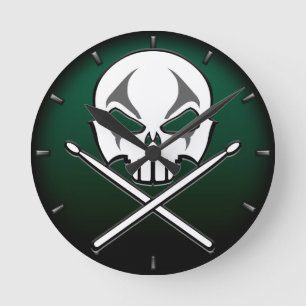 Horloge Ronde Rock and roll Clock Heavy metal Drial Wall Clock