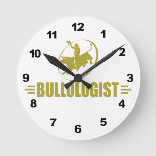 Horloge Ronde Rodeo Bull Rider