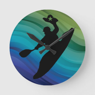 Horloge Ronde Rodeo Kayak
