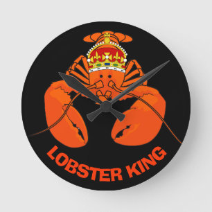 Horloge Ronde Roi de homard