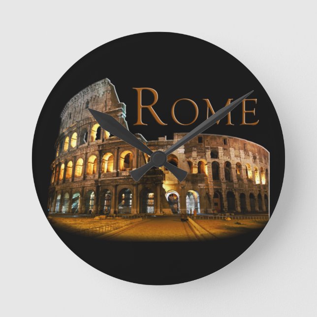 Horloge Ronde Rome : Le Colisée (Recto)