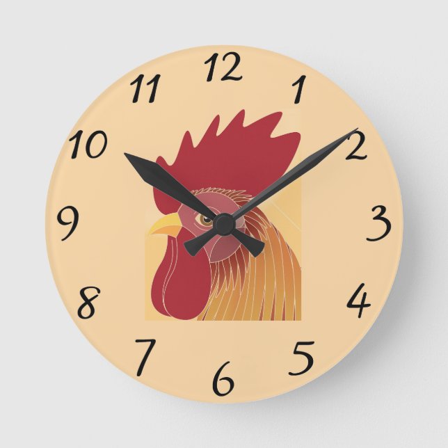 Horloge Ronde Rooster (Recto)