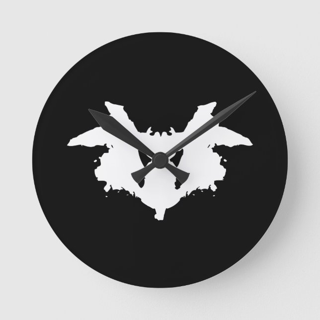 Horloge Ronde Rorschach Inkblot (Recto)