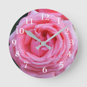 Horloge ronde Rose