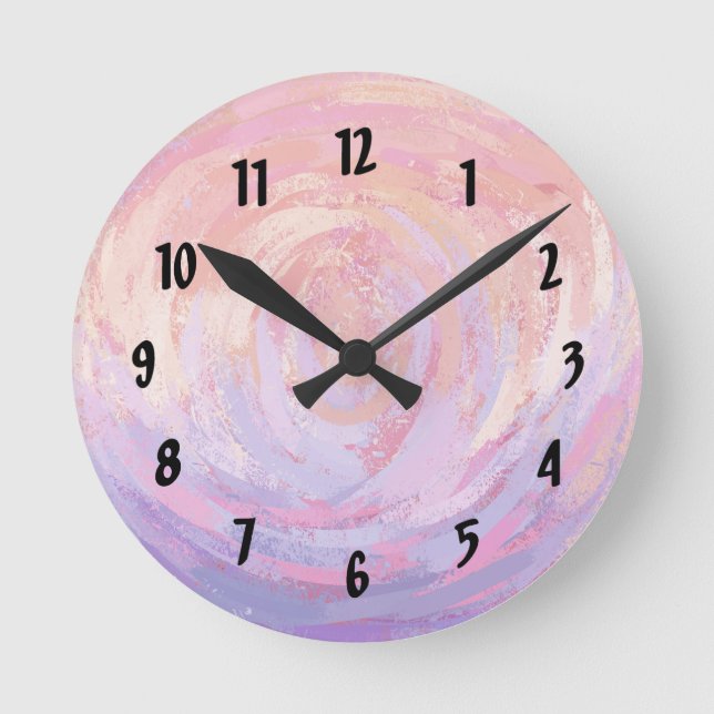 Horloge Ronde Rose et puant (Recto)