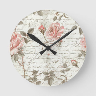 Horloge Ronde Rose Gold Pendentif Watch