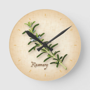Horloge Ronde Rosemary Herb