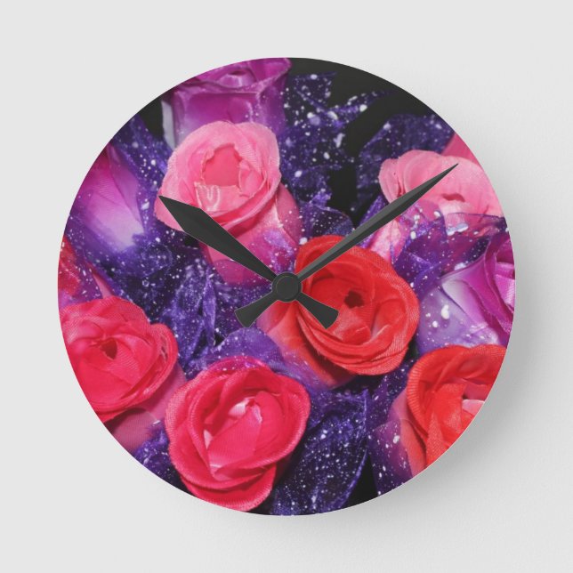 Horloge Ronde Roses (Recto)