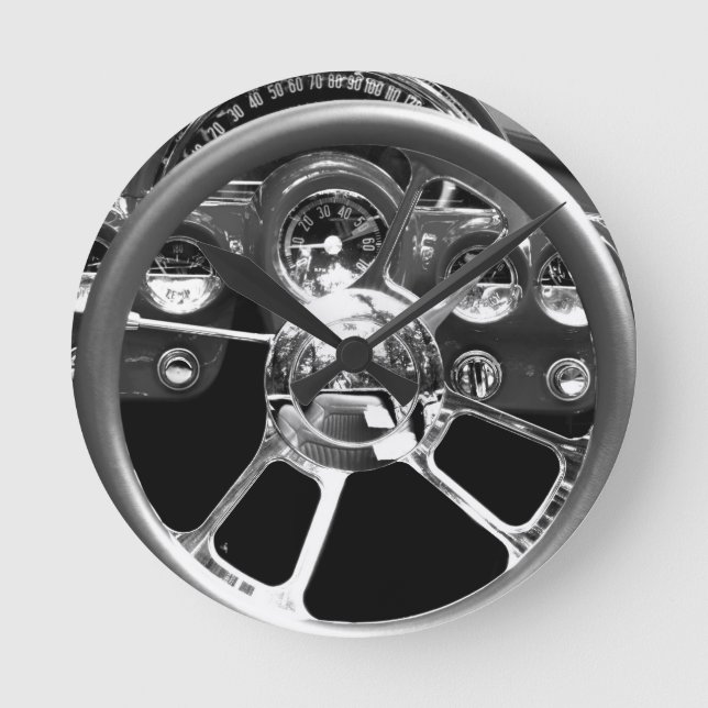 Horloge Ronde Roue rouge (Recto)