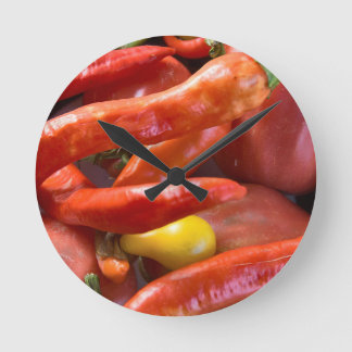 Horloge Ronde Rouge
