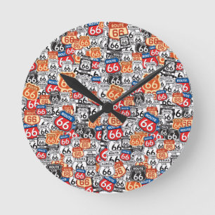 Horloge Ronde Route 66