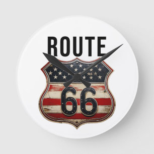 Horloge Ronde Route 66