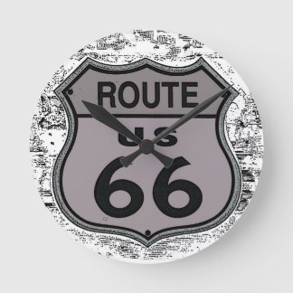 Horloge Ronde Route 66     Round clock