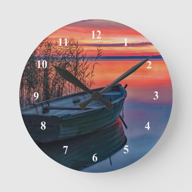 Horloge Ronde Row Boat (Recto)