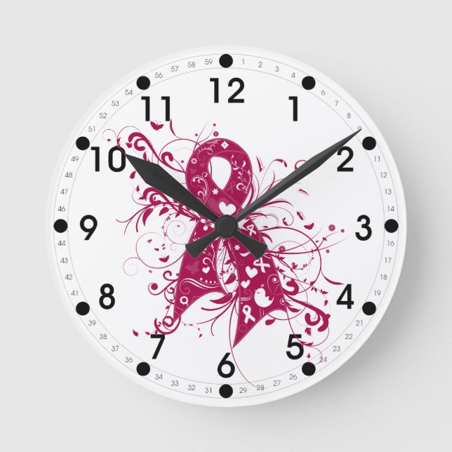 Horloge Ronde Ruban à balayage à myélome multiple (Recto)