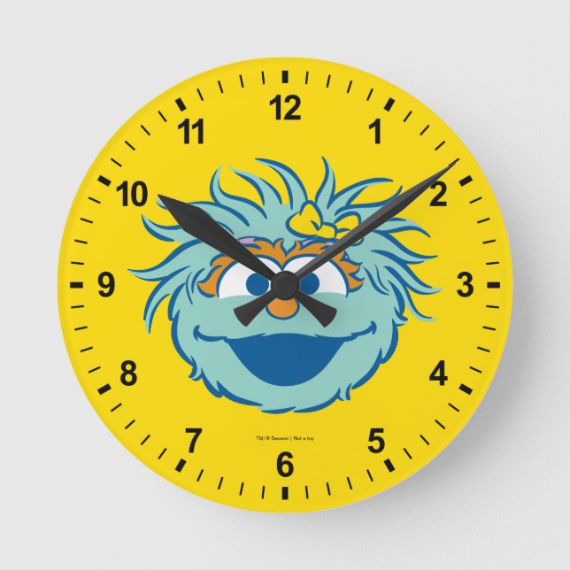 Horloge Ronde Rue Sésame | Rosita Smile (Recto)