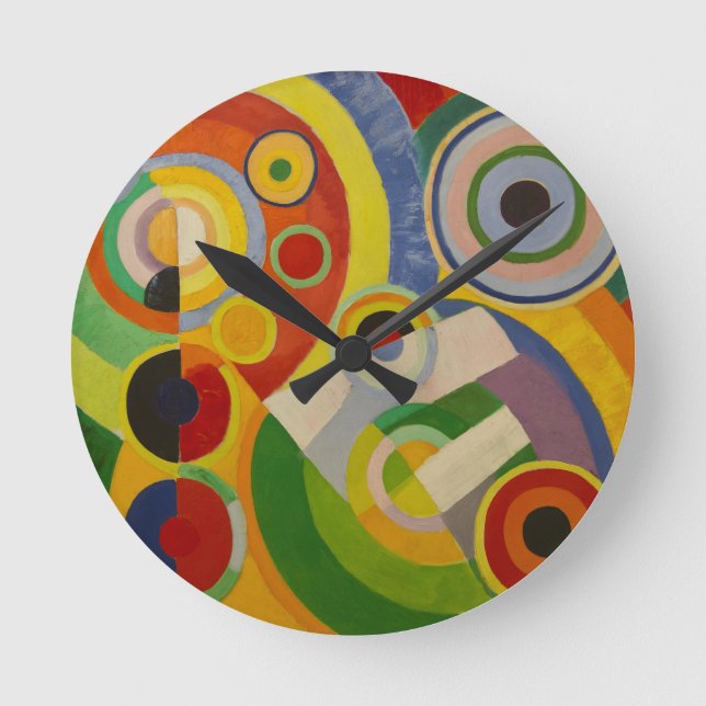Horloge Ronde Rythme Joie de vivre par Robert Delaunay 1930 (Recto)