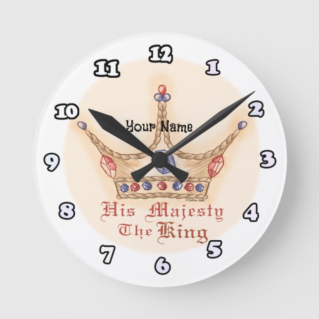 Horloge Ronde Sa Majesté le roi (Recto)
