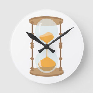 Horloge Ronde Sablier