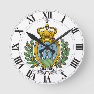 Horloge Ronde Saint-Marin Coat of Arms