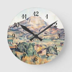 Horloge Ronde Saint-Victoire Montagne Barnes Paul Cezanne  
