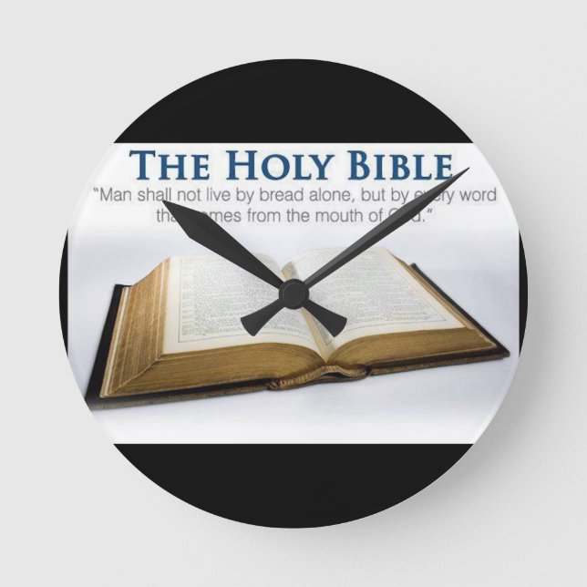 Horloge Ronde Sainte Bible (Recto)