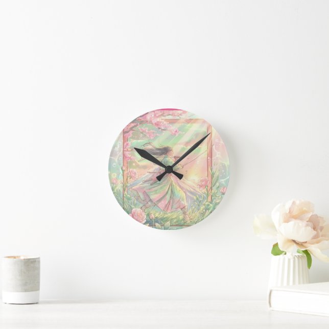 Horloge ronde Sakura Round Clock (Home)