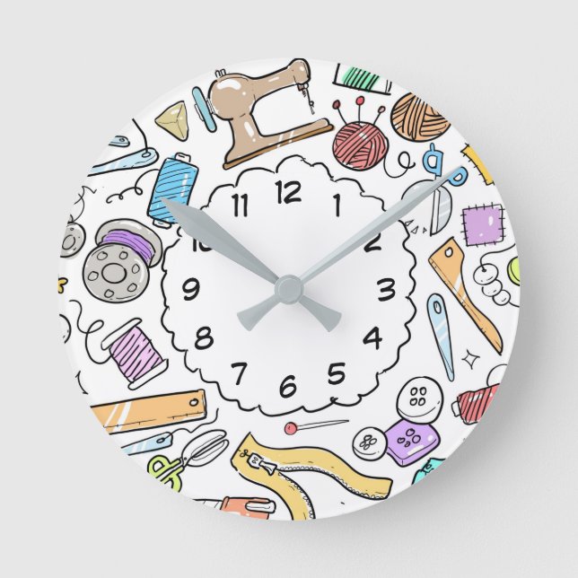 Horloge Ronde Salle d'artisanat des Doodles (Recto)