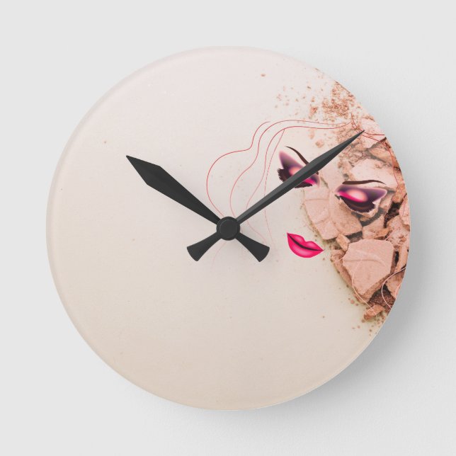 Horloge Ronde Salon professionnel des cheveux et du maquillage (Recto)