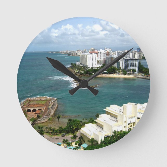 Horloge Ronde San Geronimo, Condado, Porto Rico par Galina - (Recto)