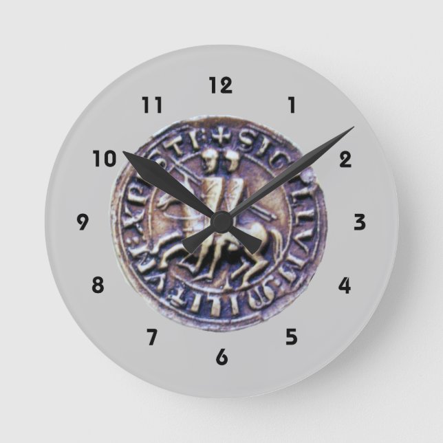 HORLOGE RONDE SCEAU DU MODÈLE DES CHEVALIERS (Recto)