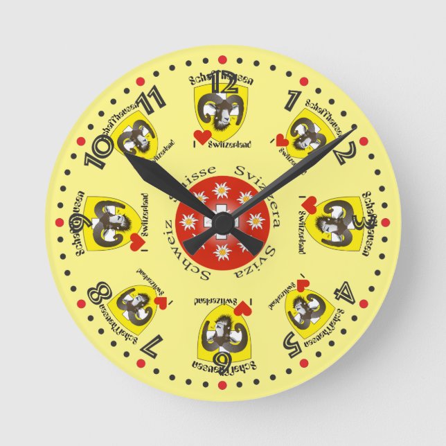 Horloge Ronde Schaffhouse - Suisse - Suisse - Svizzera (Recto)